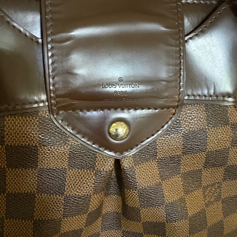 LOUIS VUITTON 🤎 Damier Ebene Sistina PM Shoulder Bag-W/COA -Excellent condition - Picture 14 of 17